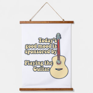 Tapisserie Suspendue guitare positive inspirationnelle