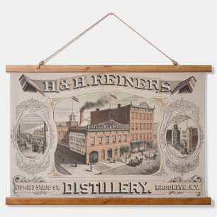Tapisserie Suspendue H. & H. Reiners Distillery Building À Brooklyn, Ny