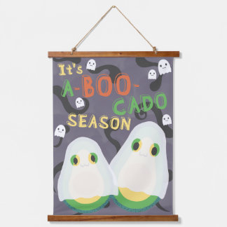 Tapisserie Suspendue Halloween A-BOO-Cado Éffrayant Cute Avocado Ghosts