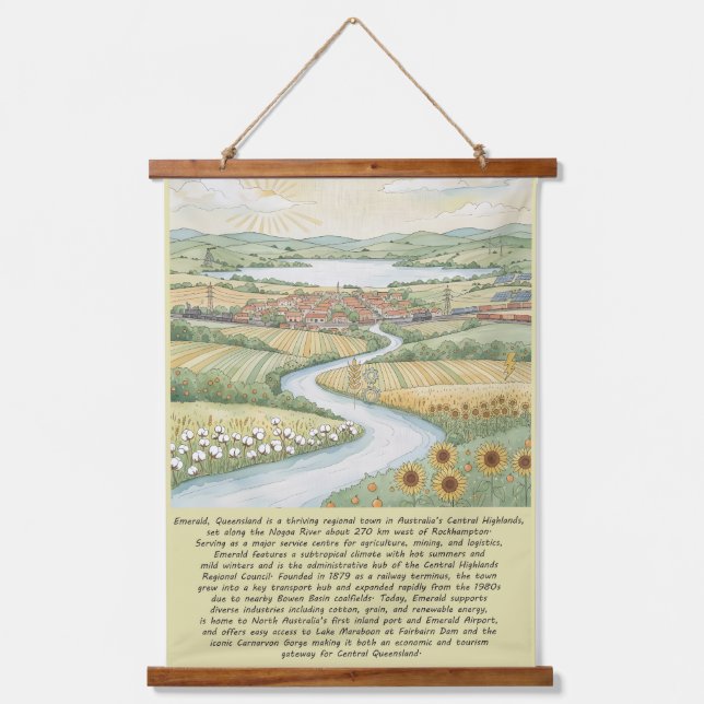 Tapisserie Suspendue Heart of the Highlands (Recto)