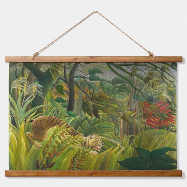 Tapisserie Suspendue Henri Rousseau - Surpris ! (Devant)