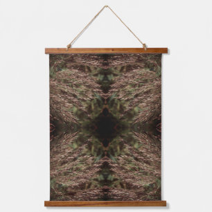 Tapisserie Suspendue Herbes séchées à la plume Nature Abstraite
