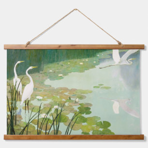 Tapisserie Suspendue Hérons en été par Newell Convers Wyeth