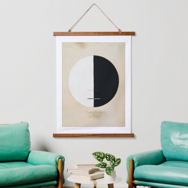 Tapisserie Suspendue Hilma Af Klint, Point de vue de Bouddha, Art Abstr (Salon)