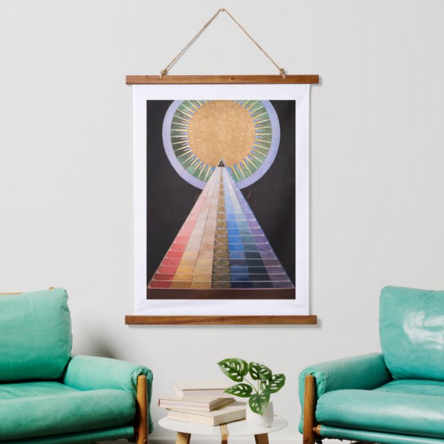 Tapisserie Suspendue Hilma Af Klint, Retable No.1, Art Abstrait (Salon)