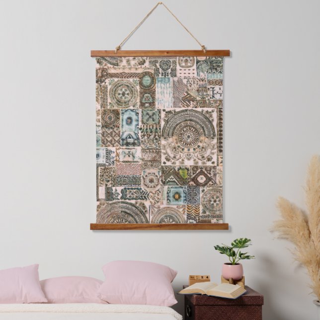 Tapisserie Suspendue Hippie rétro : Mandala Dreams (Chambre à coucher)