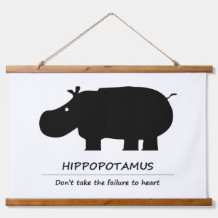 Tapisserie Suspendue Hippopotame (カバ)