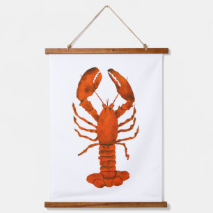 Tapisserie Suspendue Homard rouge