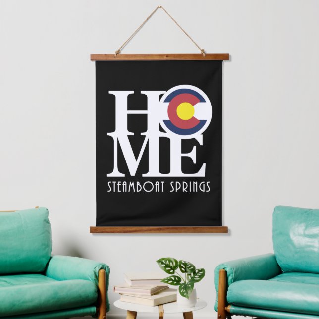 Tapisserie Suspendue HOME Steamboat Springs Colorado (Salon)