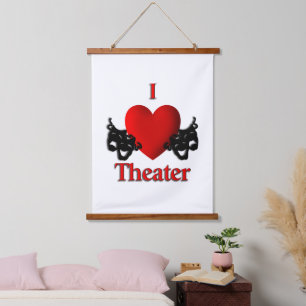 Tapisserie Suspendue I Heart Theatre