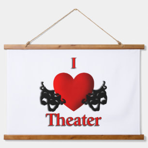 Tapisserie Suspendue I Heart Theatre