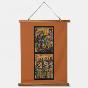 Tapisserie Suspendue Icône éthiopienne de la Nativité