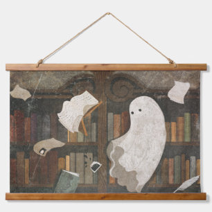 Tapisserie Suspendue Il y a un Poltergeist dans la bibliothèque