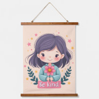 Illustration de Kawaii "Be Kind" - Art Intéressant
