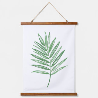 Tapisserie Suspendue Illustration d'une feuille de palme