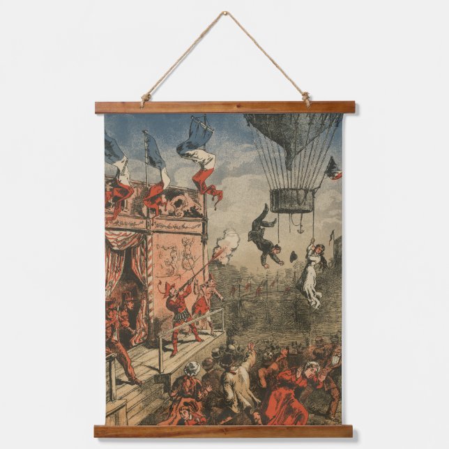 Tapisserie Suspendue Impression Humoristique D'Un Interprète Théâtral (Recto)