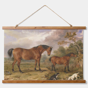 Tapisserie Suspendue James Ward Peinture équestre pour chevaux