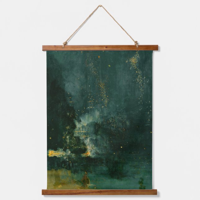 Tapisserie Suspendue James Whistler - Nocturne en noir et or (Recto)