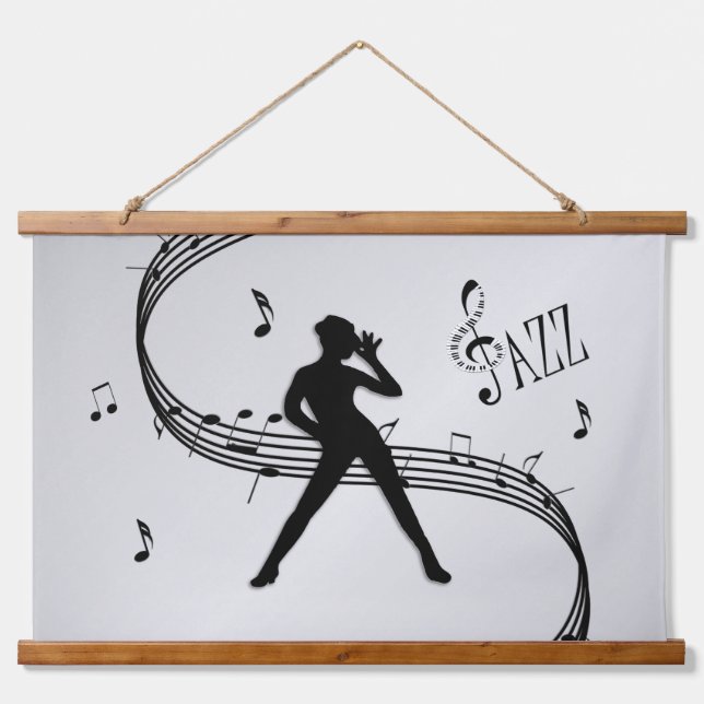Tapisserie Suspendue Jazz Dance Silver (Devant)
