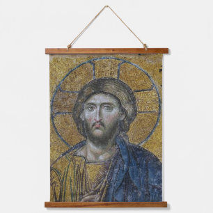 Tapisserie Suspendue Jésus Christ Pantocrateur l Icône Orthodoxe,