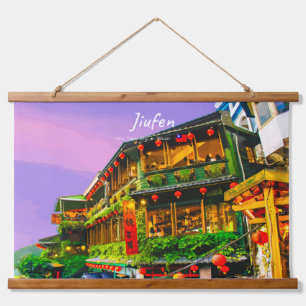 Tapisserie Suspendue Jiufen, Taïwan - Ancienne Maison de Thé