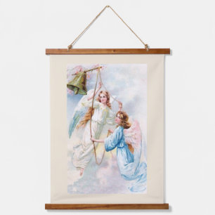 Tapisserie Suspendue Jolis Anges Avec Cloche