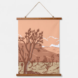 Tapisserie Suspendue Joshua dans le désert de Mojave