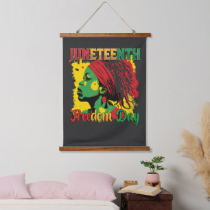 Tapisserie Suspendue Jour de la liberté noire Juneteenth 1865 Loc