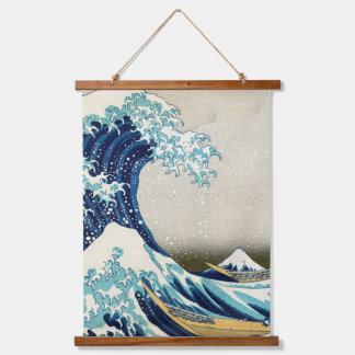 Tapisserie Suspendue Katsushika Hokusai - La Grande vague au large de K