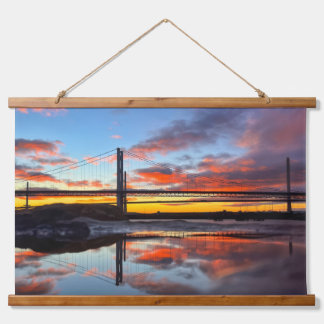 Tapisserie Suspendue KazooStudioX Wood-Topped Wall Tapestry | Scotland'
