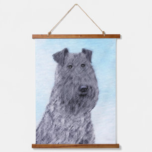 Tapisserie Suspendue Kerry Blue Terrier peinture mignonne Chien d'origi