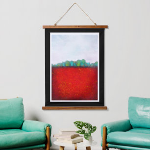 Tapisserie Suspendue Kim Niles Arbor Paysage ROUGE