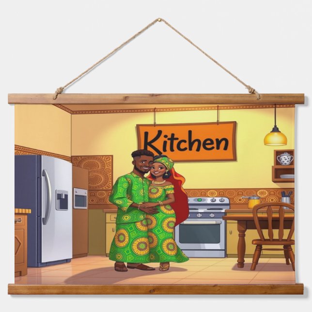 Tapisserie Suspendue KITCHEN Wall Tapestry (Devant)