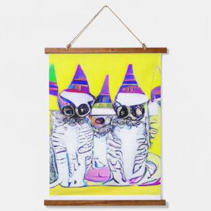 Tapisserie Suspendue kool psychédélique bizarre katz 1