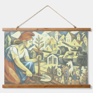 Tapisserie Suspendue L’Asymétrie d’un combat