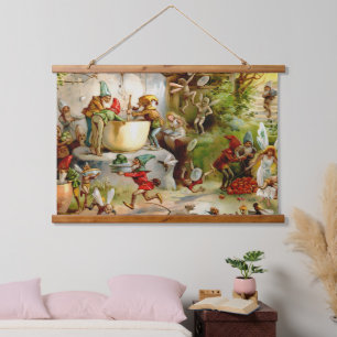 Tapisserie Suspendue La cuisine des Gnomes - 1895