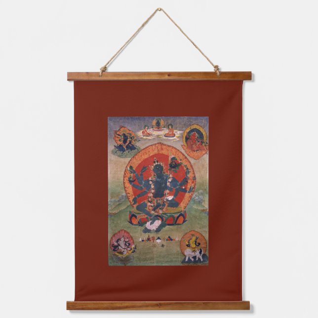 Tapisserie Suspendue La déité bouddhiste tibétaine Tara verte (Recto)