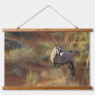 Tapisserie Suspendue La faune africaine Oryx Antelope Dune Savannah