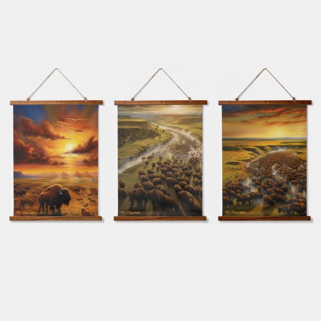 Tapisserie Suspendue La migration (Tripler)