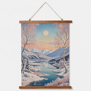 Tapisserie Suspendue La tranquillité d'hiver