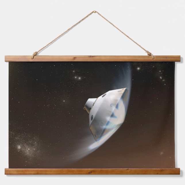 Tapisserie Suspendue Laboratoire des sciences de Mars - Capsule Aérocoq (Devant)