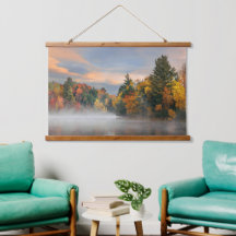 Lac Fog Chute Folithe Sunrise Mountain Nouvelle-An