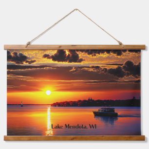 Tapisserie Suspendue Lac Mendota, WI,