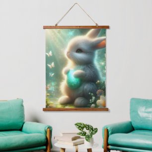Tapisserie Suspendue Lapin de la forêt magique de Woodland oeuf