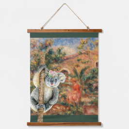Tapisserie Suspendue L'artiste Koala et Renoir's Farmhouse
