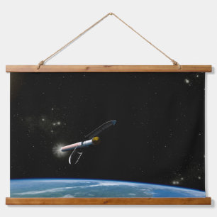Tapisserie Suspendue L'Atlas V541 Lance Le Véhicule En Orbite.