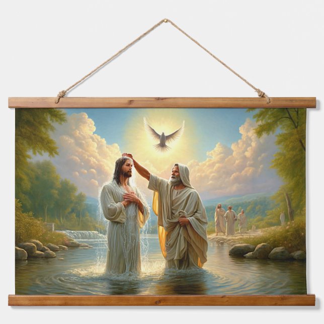 Tapisserie Suspendue Le baptisme de Jésus (Devant)