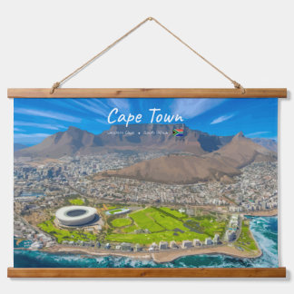 Tapisserie Suspendue Le Cap, Afrique du Sud - Vue de la Montagne de la