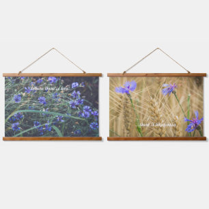 Tapisserie Suspendue Le champ de Cornflower