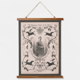 Tapisserie Suspendue Le Champion Du Monde, Charles W. Fish.